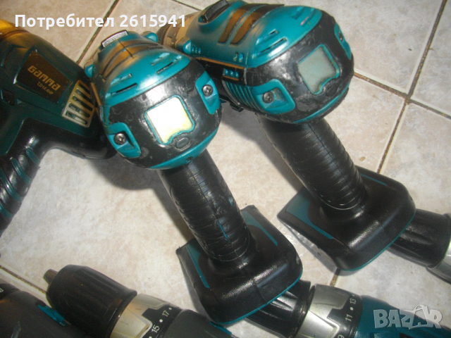 1-13мм-14,4-18 Волта-Боди-Li-ion-GAMMA-Литий-Йон-Холандско Професионално-Тяло За Винтоверт, снимка 8 - Винтоверти - 36525402