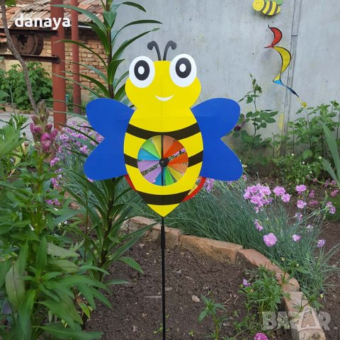 2895 Вятърна въртележка за градина или балкон Животинчета, снимка 5 - Градински мебели, декорация  - 36908236