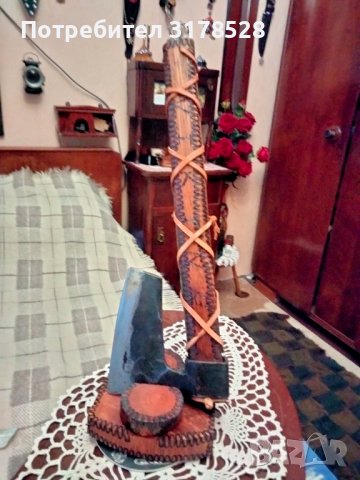 Брадва Викинг ръчна изработка , снимка 9 - Други ценни предмети - 38276012