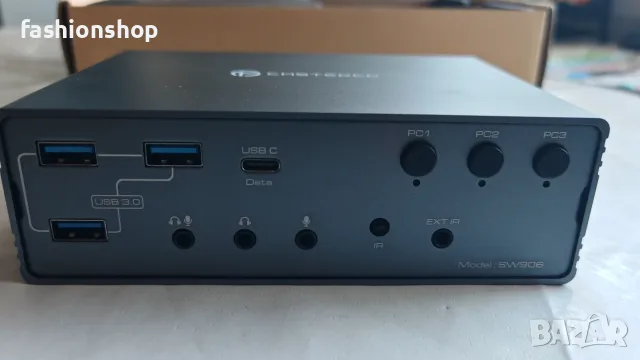 Докинг станция. USB-C KVM Switch, снимка 6 - Други - 55991254
