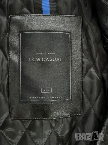 Мъжко кожено яке LC waikiki, снимка 4 - Якета - 42802321