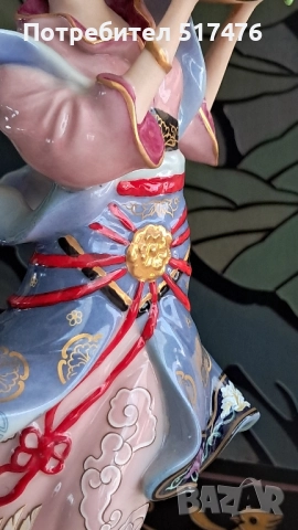 Порцеланова фигура" Maku" Franklin mint , снимка 6 - Антикварни и старинни предмети - 51789449