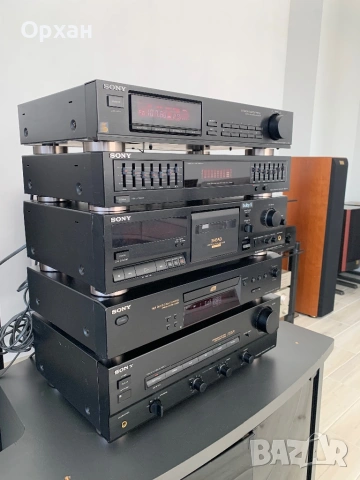 Ретро Hi-Fi Система SONY – Пълен комплект от 5 компонента (Топ състояние), снимка 2 - Аудиосистеми - 54242659