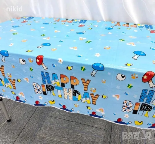 Блуи и Бинго Bluey and Bingo найлонова покривка за парти рожден ден, снимка 5 - Покривки за маси - 45639511