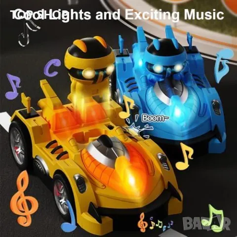 Нови 2 броя Дистанционно Управляеми Картинг Коли с Музика и Светлини, снимка 4 - Коли, камиони, мотори, писти - 49498098