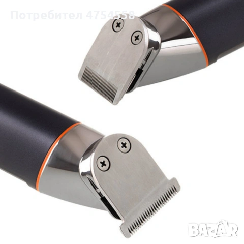 Професионален комплект за подстригване 5 в 1 – машинка, тример, бръсначка и приставки за лице и тяло, снимка 5 - Други стоки за дома - 54158731