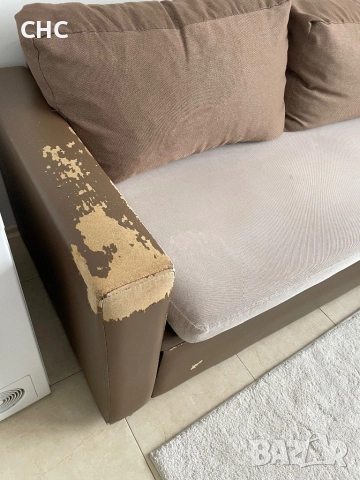 Ъглов разтегателен диван с размери 270/230 см. Холова гарнитура., снимка 8 - Дивани и мека мебел - 52352004