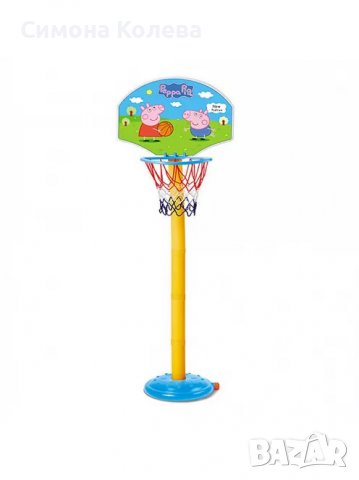✨Детски баскетболен кош Peppa Pig 115см, снимка 2 - Играчки за стая - 38868629