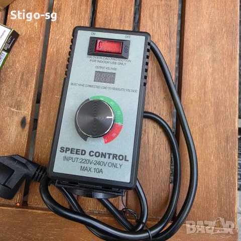 Регулатор на напрежение за мотор, 220V-240V, 15A, защита от претоварване, преносим дизайн, снимка 2 - Резервни части за машини - 55942338