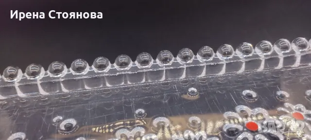 Walther Glas, серия Fabiola. Правоъгълно плато за сервиране 34/15 см., снимка 5 - Чинии - 48199668