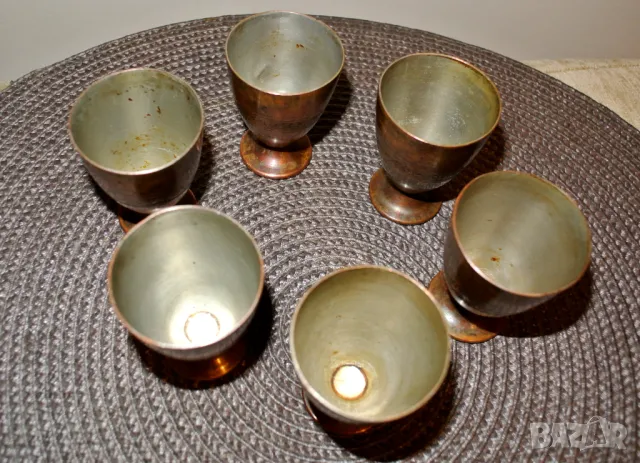 Медни чаши за ракия 50мл, снимка 6 - Чаши - 48282944