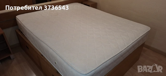 Заглавие: Матрак TED 160×200 – 25 см, двулицев хибрид, снимка 3 - Матраци - 53173497