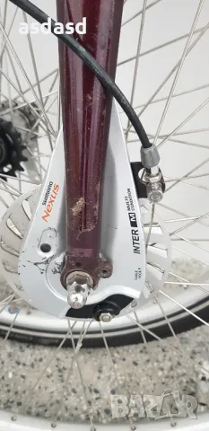 Комплект предна и задна капла, вилка, кормило, верига 28 цола, снимка 2 - Части за велосипеди - 50337791