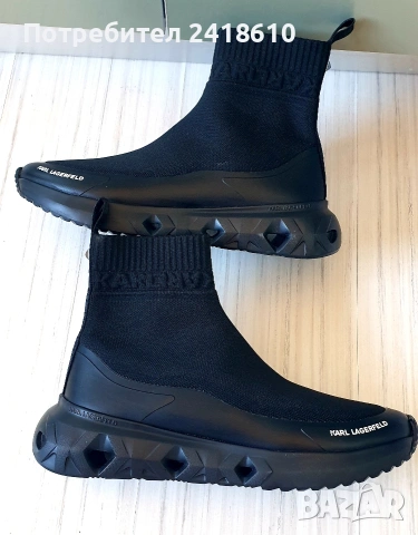 Karl Lagerfeld Run Mens Size 42/26.5см Uk 8 US 9 НОВО! ОРИГИНАЛ! Мъжки Спортни обувки, снимка 9 - Спортни обувки - 54099322