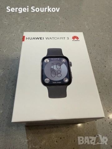 Смарт часовник Huawei Watch Fit 3 Black