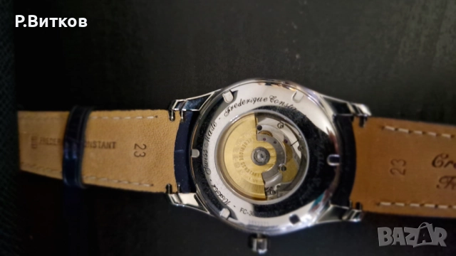 Мъжки часовник Frederique Constant  със сертификат, снимка 12 - Мъжки - 52187768