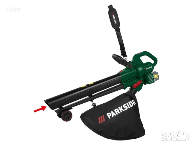 НОВ! Акумулаторен листосъбирач духалка 40V Parkside PALSB 40-Li A1