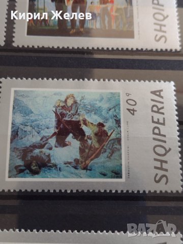 Пощенски марки чиста серия без печат Изкуство поща Албания за КОЛЕКЦИЯ 38170, снимка 3 - Филателия - 40773341