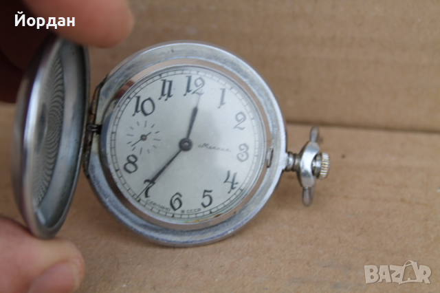 СССР джобен часовник ''Молния'', снимка 6 - Антикварни и старинни предмети - 44558781