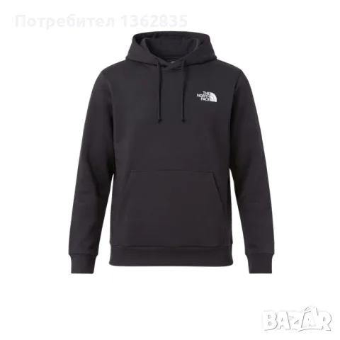 НОВ оригинален черен памучен суичър блуза THE NORTH FACE размер L от САЩ 