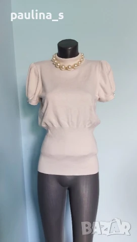 Четири различни броя / Блуза от трико с къс ръкав , снимка 18 - Корсети, бюстиета, топове - 50973495