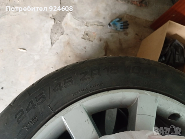 Гуми с джанти 18 цола Мерцедес S classa 2003g., снимка 2 - Гуми и джанти - 51761275