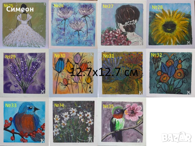 Картини акрил, различни размери, авторски и копия, снимка 3 - Картини - 50567267