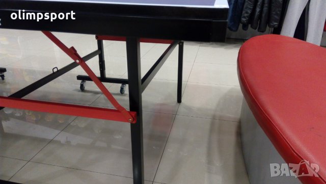 тенис маса Мах  нова материал мдф с метална рамка  сгъваема с колелца  влаго устойчива за, снимка 2 - Тенис - 30646673