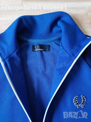 Оригинално мъжко горнище Fred Perry, снимка 4 - Спортни дрехи, екипи - 54308276