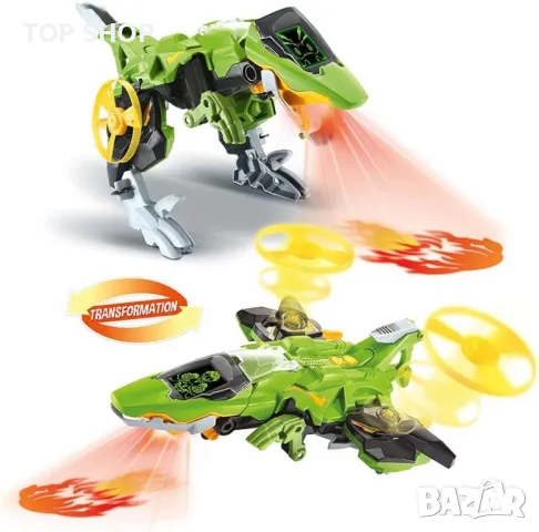 VTech Switch & Go Fire Pulsor- Интерактивен динозавър трансформанс, снимка 2 - Електрически играчки - 48780577