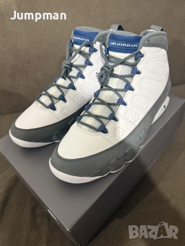 jordan 9 retro flint grey, снимка 8 - Маратонки - 56547169