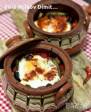 Комплект от 6 броя малки гравирани гювечета, снимка 3 - Съдове за готвене - 31640028