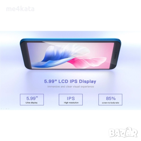 Смартфон IPRO Y100 – 6" IPS Дисплей, Android 11, 1GB RAM, 32GB ROM, снимка 3 - Друга електроника - 52733493