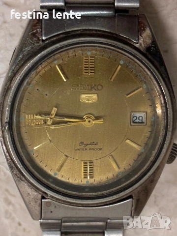 Мъжки часовник SEIKO 5 / Crystal, снимка 2 - Антикварни и старинни предмети - 53155147