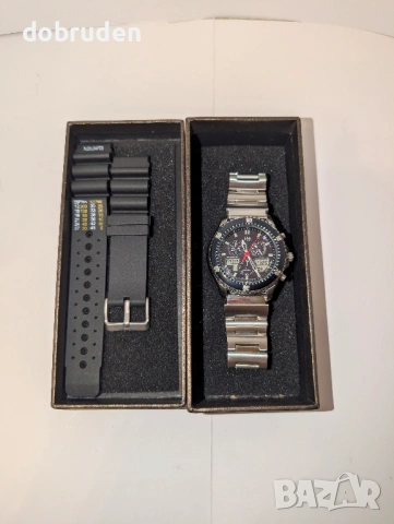 Промо! Citizen x JAL Promaster C650 diver eco-drive соларен часовник, снимка 10 - Мъжки - 52912653
