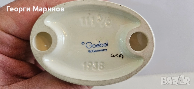Goebel Hummel, порцеланова фигура, Wayside Harmony, TMK6, 111 3/0, 1986 г., снимка 5 - Колекции - 52582332