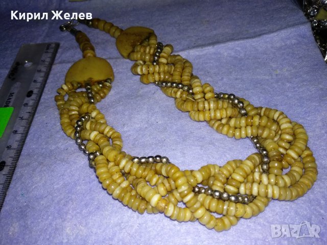 ОГЪРЛИЦА от РОГ / КАМИЛСКА КОСТ МАЙСТОРСКА РЪЧНА ЕТНО СТИЛ ИЗРАБОТКА МЪНИСТЕНА 32795, снимка 12 - Колиета, медальони, синджири - 39201808