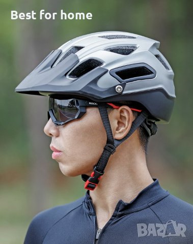 Каска ROCKBROS HC-65- сива, Л, снимка 6 - Аксесоари за велосипеди - 37788724