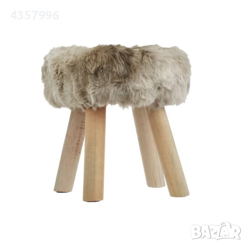 Декоративна табуретка, До 110кг. Кафяв , снимка 2 - Дивани и мека мебел - 51997670