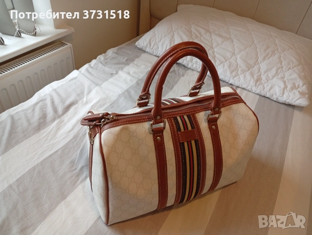 Оригинална дамска чанта Гучи Gucci , снимка 7 - Чанти - 54118030