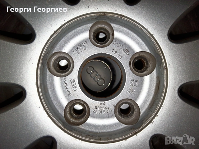 Оригинални джанти с гуми за Audi A4 B6/B7, снимка 3 - Гуми и джанти - 52898176