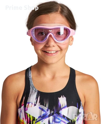Детска маска за плуване ARENA The One Mask Jr, Розова, снимка 4 - Водни спортове - 54240241