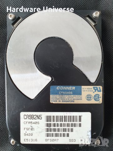 Conner CFA540S, снимка 1 - Твърди дискове - 38857958