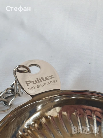 Посребрена сомилиерска чаша, снимка 3 - Антикварни и старинни предмети - 54271081