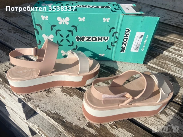Бразилски сандали Zaxy (Ipanema), 38 номер, платформа, снимка 3 - Сандали - 51173433