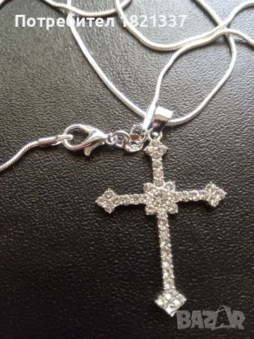 Колие с кръст , снимка 7 - Колиета, медальони, синджири - 50142142