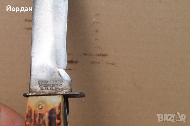 Немски ловен нож ''Decora-Solingen'', снимка 4 - Ножове - 40670229