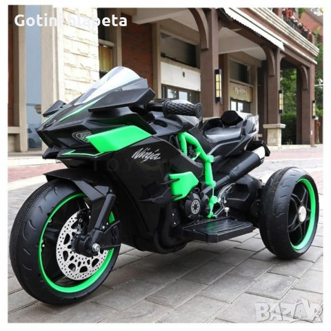 Акумулаторен МОТОР Ninja Duo 12V - 3 меки гуми с Кожена седалка, снимка 9 - Други - 34368588