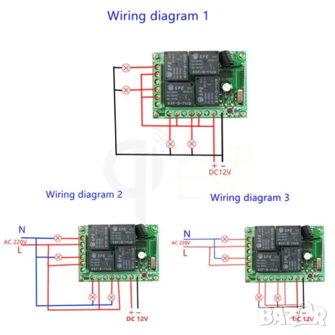 Безжично 4 канално реле 433Mhz AC 85V ~ 250V, снимка 7 - Друга електроника - 48050692