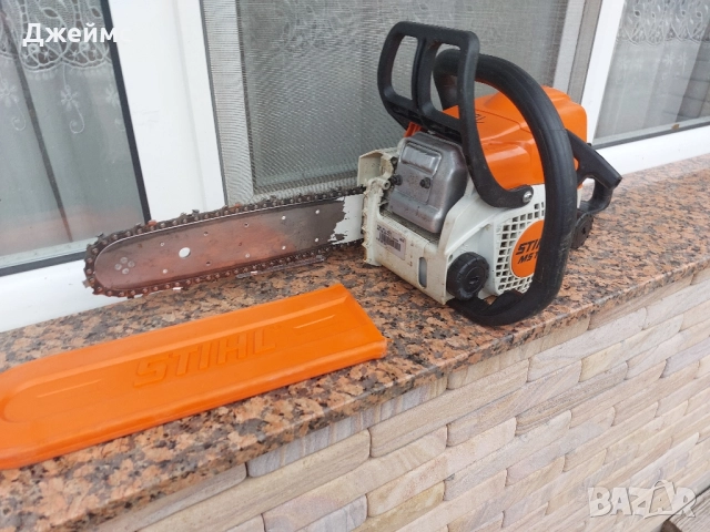 Резачка Stihl MS 170, снимка 7 - Градинска техника - 52621983